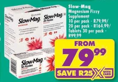 Slow-Mag Magnesium Fizzy Supplement