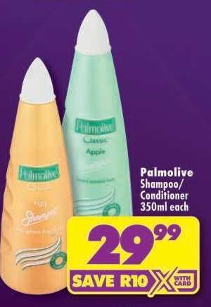 Palmolive Shampoo/Conditioner 350ml each