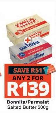 Bonnita/Parmalat Salted Butter 500g