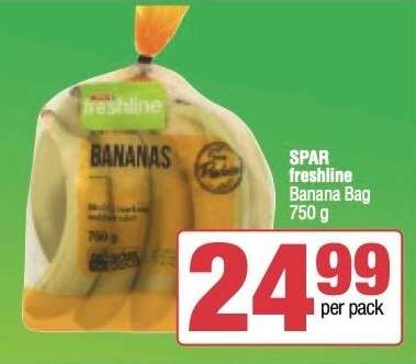 SPAR freshline Banana Bag