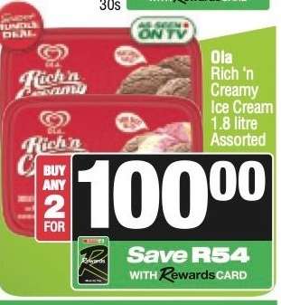 OLA Rich 'n Creamy Ice Cream