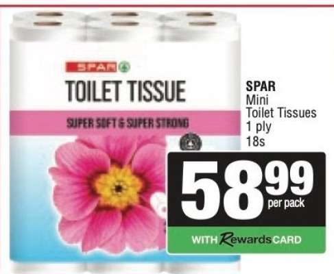 SPAR Mini Toilet Tissues