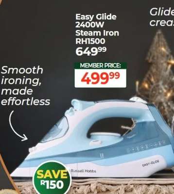 Easy Glide 2400W Steam Iron RH1500