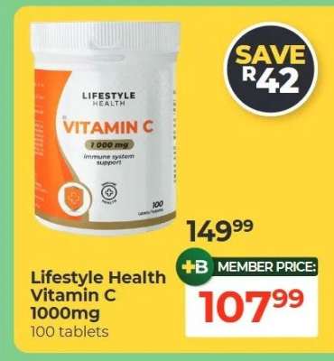 Lifestyle Health Vitamin C 1000mg
