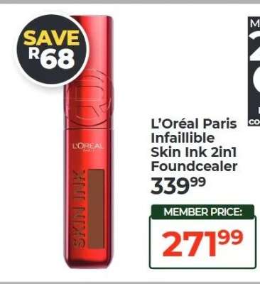 L'Oréal Paris Infaillible Skin Ink 2in1 Foundcealer