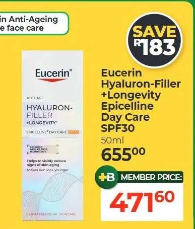 Eucerin Hyaluron-Filler +Longevity Epicelline Day Care SPF30