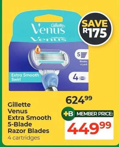 Gillette Venus Extra Smooth 5-Blade Razor Blades