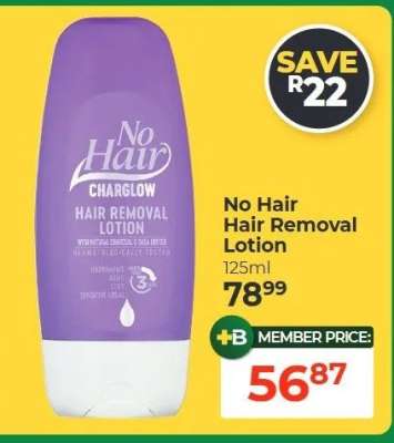 No Hair Hair Removal Lotion