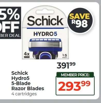 Schick Hydro5 5-Blade Razor Blades