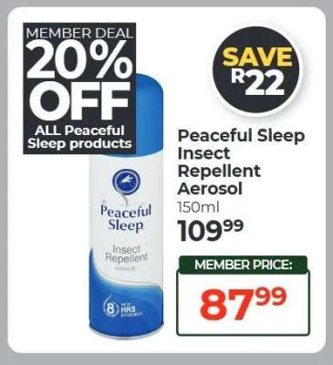 Peaceful Sleep Insect Repellent Aerosol