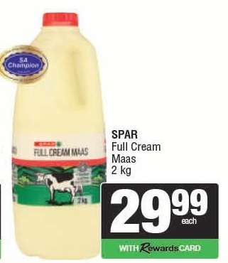SPAR Full Cream Maas