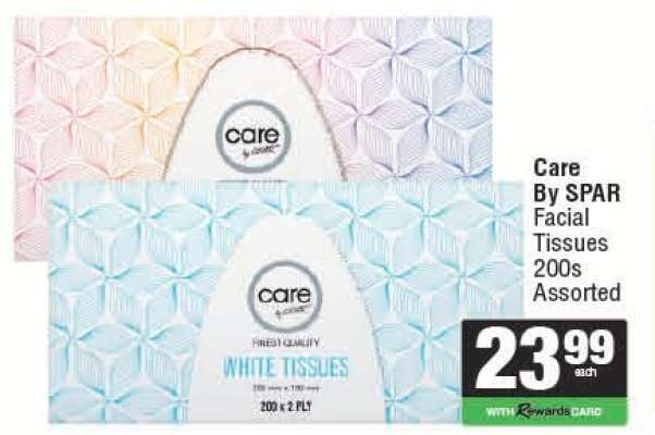 Care By SPAR Facial Tissues
