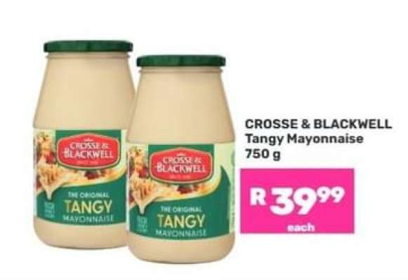 CROSSE & BLACKWELL TANGY MAYONNAISE