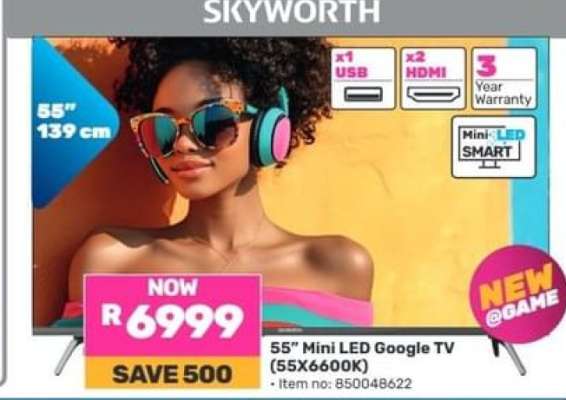 55” Mini LED Google TV (55X6600K)