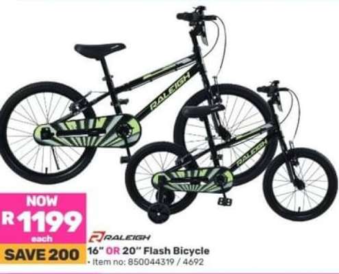 Raleigh 16" OR 20" Flash Bicycle