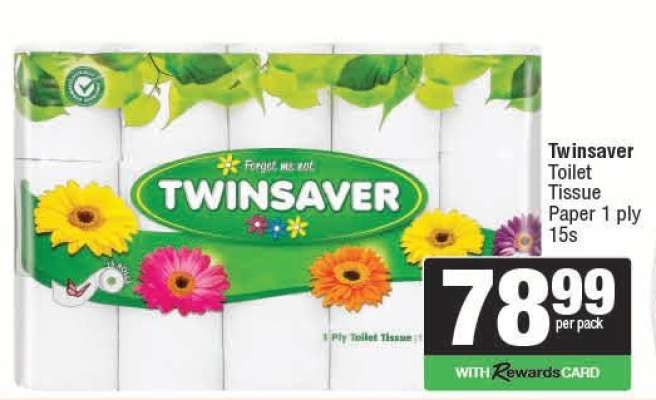 Twinsaver Toilet Tissue