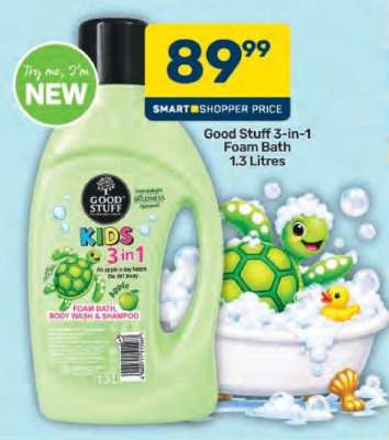 Good Stuff 3-in-1 Foam Bath