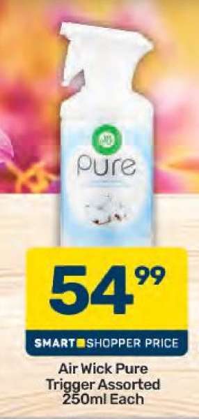 Air Wick Pure Trigger Assorted 250ml Each