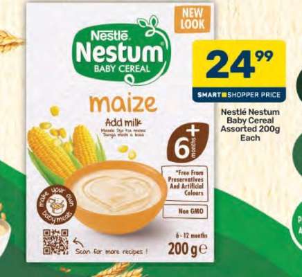 Nestlé Nestum Baby Cereal Assorted 200g Each