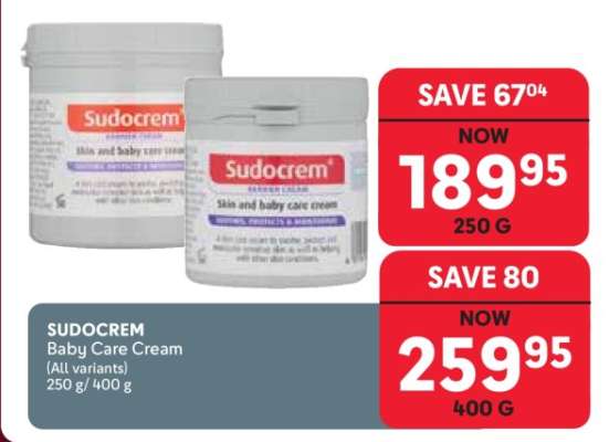 Sudocrem Baby Care Cream 250g