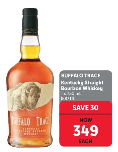 BUFFALO TRACE Kentucky Straight Bourbon Whiskey