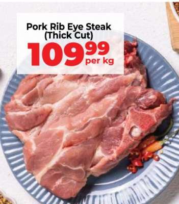 Pork Rib Eye Steak (Thick Cut)