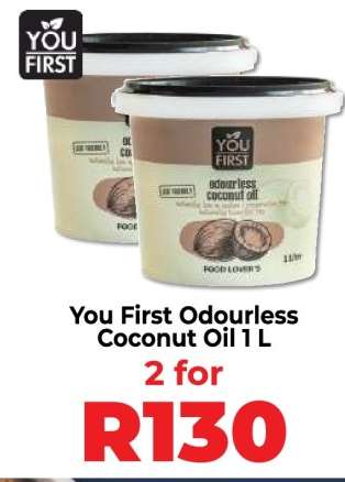 You First Odourless Coconut Oil 1 L