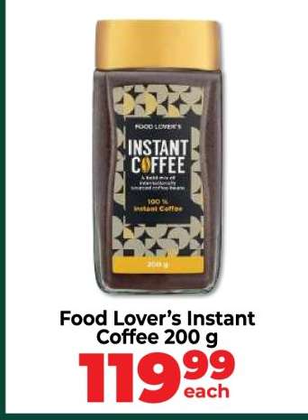 Food Lover's Instant Coffee 200 g