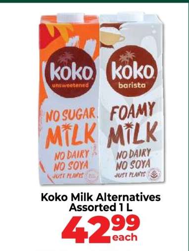 Koko Milk Alternatives Assorted 1 L