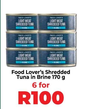 Food Lover’s Shredded Tuna in Brine 170 g
