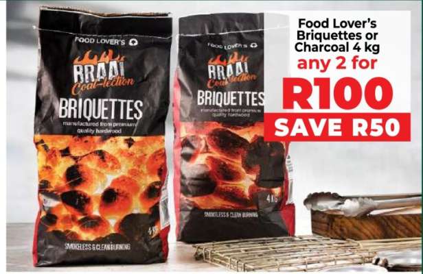 Food Lover’s Briquettes or Charcoal 4 kg