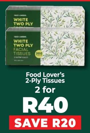 Food Lover’s 2-Ply Tissues
