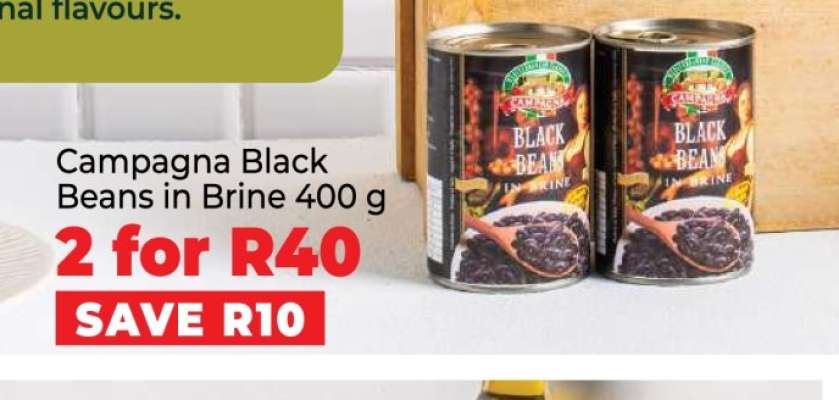 Campagna Black Beans in Brine 400 g