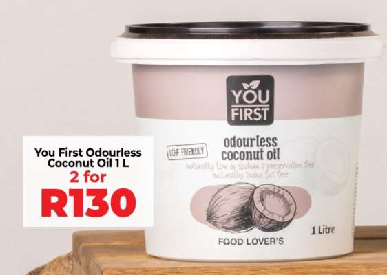 You First Odourless Coconut Oil 1 L