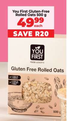 You First Gluten-Free Rolled Oats 500 g
