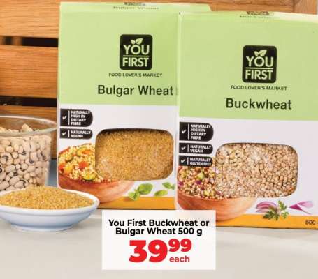 You First Buckwheat or Bulgar Wheat 500 g