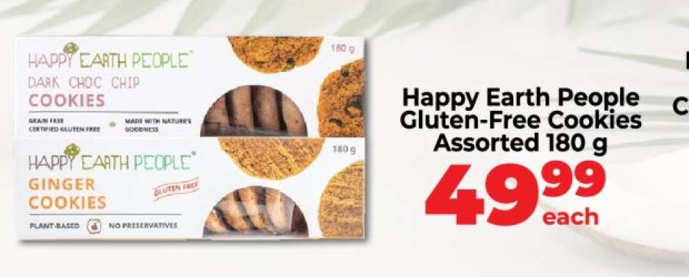 Happy Earth People Gluten-Free Cookies Assorted 180 g