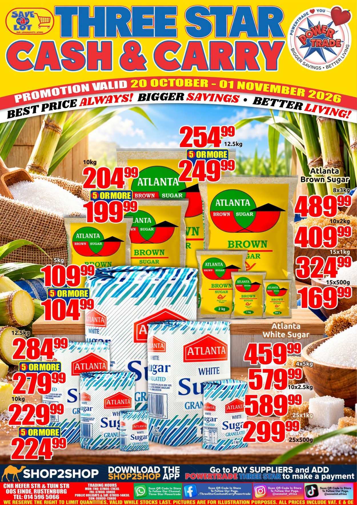 Three Star Cash and Carry specials - 10.20.2026 - 11.01.2026. Page 1