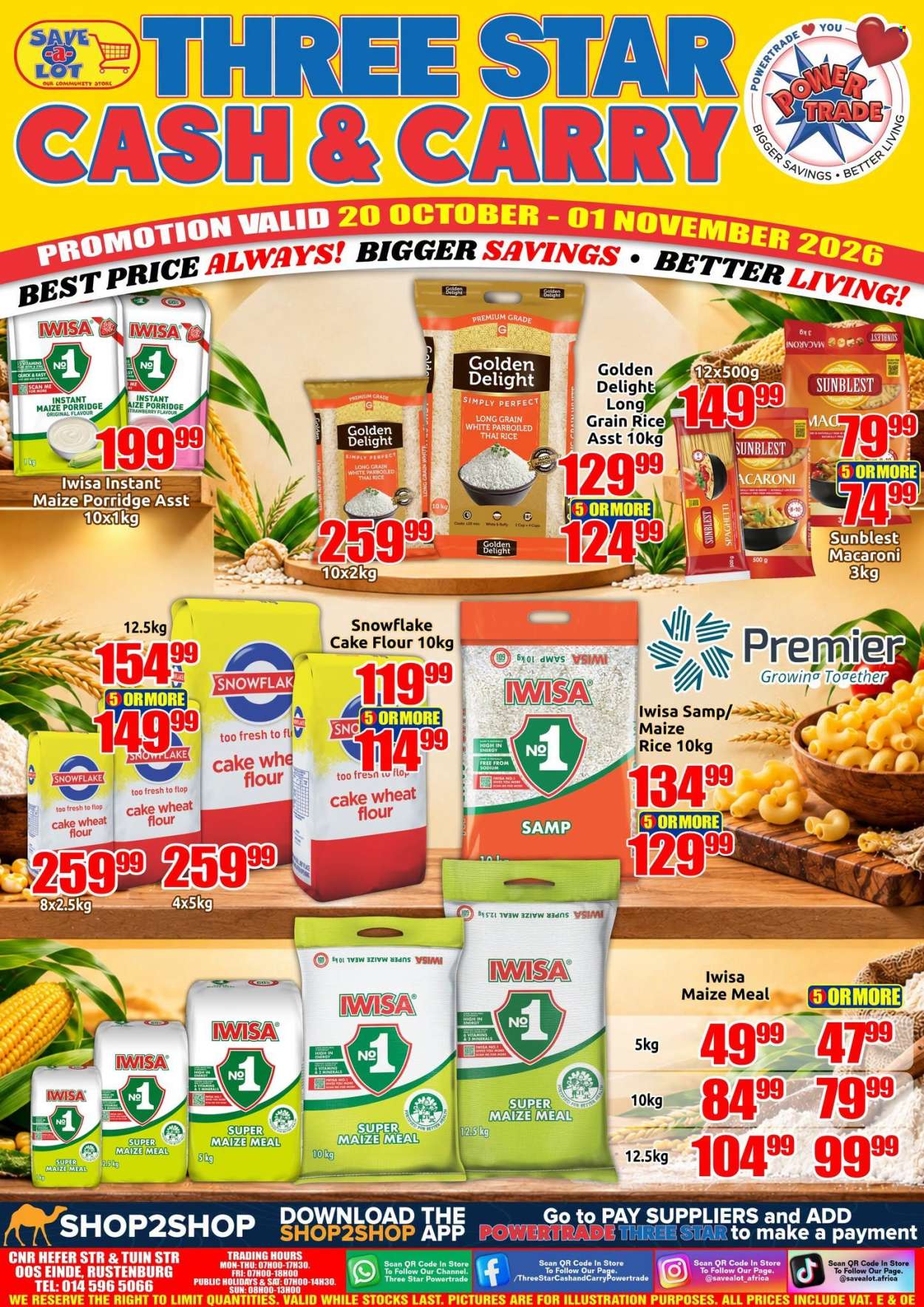 Three Star Cash and Carry specials - 10.20.2026 - 11.01.2026. Page 2