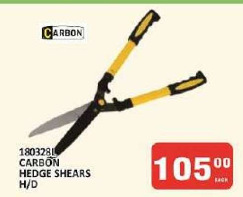 CARBON HEDGE SHEARS H/D