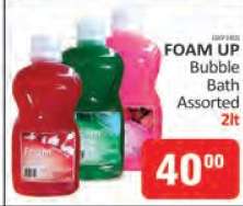 FOAM UP Bubble Bath Assorted