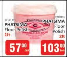 PHATSIMA Floor Polish 1lt
