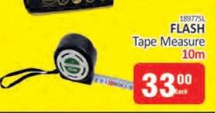 FLASH Tape Measure