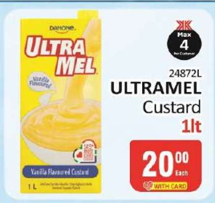 ULTRAMEL Custard 1lt