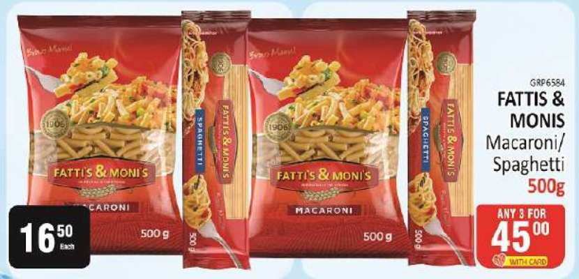 Fattis & Monis Macaroni/Spaghetti
