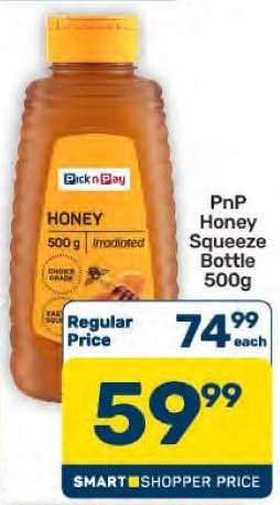 PnP Honey Squeeze Bottle 500g