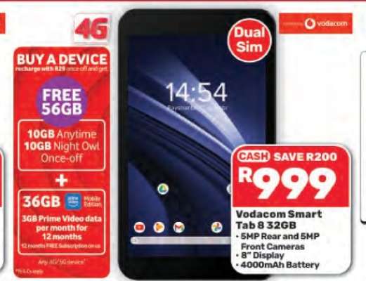 Vodacom Smart Tab 8 32GB