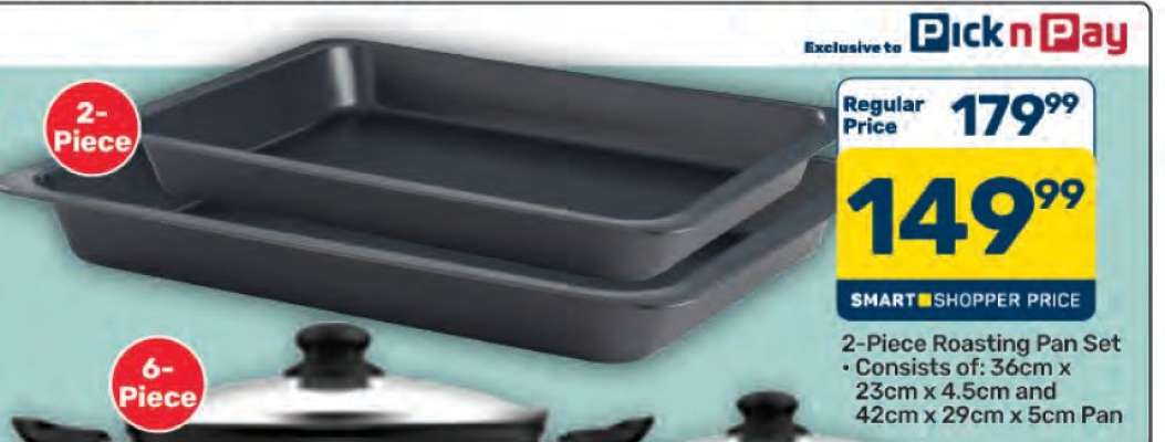 2-Piece Roasting Pan Set