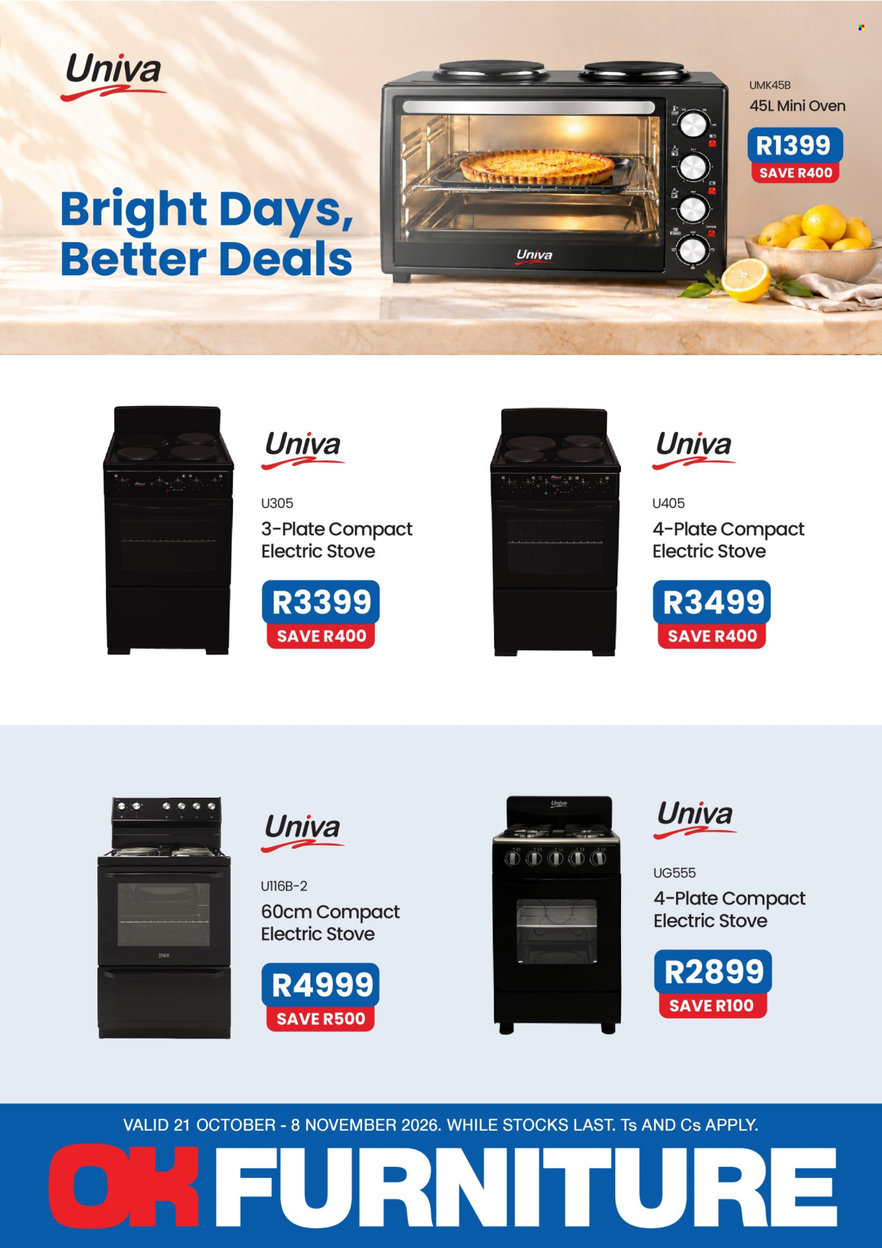 OK Furniture specials - 10.21.2026 - 11.08.2026. Page 1