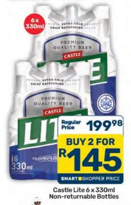 Castle Lite 6 x 330ml